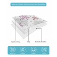 thumbnail image 4 of Quilt King Size Bedding Set, Pink Snowflake Christmas Reversible Summer Quilt 3 Pieces, Xmas Snowflake Winter Lightweight Bedspreads Coverlets with 2 Pillow Shams for All Seasons, 4 of 5