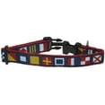 thumbnail image 2 of Preston Ribbons Dog Collar, Nautical Code Flag, Medium and Large Dogs, 1 1/4 Inch Width (Medium, 1 1/4 Inch Width), 2 of 3