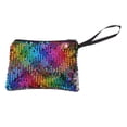 thumbnail image 4 of 1 Pce Porte-Monnaie à Paillettes Coloré Mode Mini Sac Cosmétique Élégant Portefeuille, 4 of 7