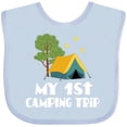 thumbnail image 3 of Inktastic My 1st Camping Trip Boys or Girls Baby Bib, 3 of 4