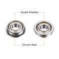 thumbnail image 3 of F696ZZ Flanged Ball Bearing, 6x15x5mm Chrome Steel Double Shielded ABEC1 Flange Bearings,4 Pack, 3 of 5