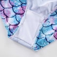 thumbnail image 6 of Child Girls One Piece Ruffle Swimsuit Criss Cross Bathing Suit Swimwear 4-12 Years, 6 of 10