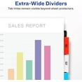 thumbnail image 2 of Big Tab Extra-Wide White Insertable Dividers, 2 of 8