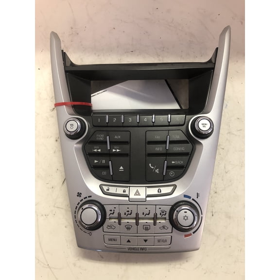 Pre-Owned 11 Chevrolet Equinox AM FM MP3 Player Radio Control Panel OEM LKQ - Verify Specific Vehicle Fitment In Description - (Good)