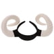 thumbnail image 2 of Diadema de cuerno de oveja artificial Cosplay Hair Hoop Performance Hair Band Accesorios para el cabello Blanco, 2 of 8