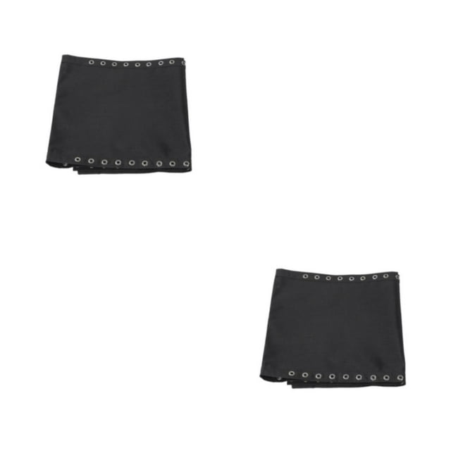 kurtrusly Cloth Chair Replacement Fabric Breathable And Comfortable Sturdy And Durable Made Of Fabric black 160*43cm 2Set