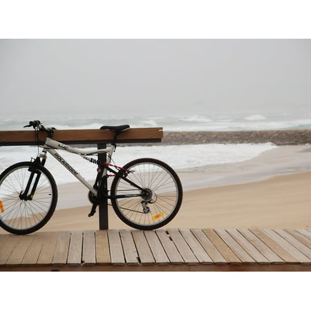 Peel-n-Stick Poster of Mar Bike Portugal Beach Poster 24x16 Adhesive Sticker Poster