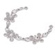 thumbnail image 3 of Cadena de flores con forma de gota ovalada blanca, cadena de flores con diamantes de imitación de cristal, decoración de cuello para ropa, 3 of 5