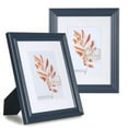 thumbnail image 7 of FungYuan 2PACK 8x10 Wood Picture Frame , Display Photo 8x10 Matted to 5x7 Wall Frame, Blue, 7 of 7