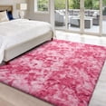 thumbnail image 7 of Softlife Super Soft Plush Tie Dye Velvet Rugs for Home Decor,Fluffy carpet For Living Room,Bedroom,5' x 8',Blush, 7 of 7