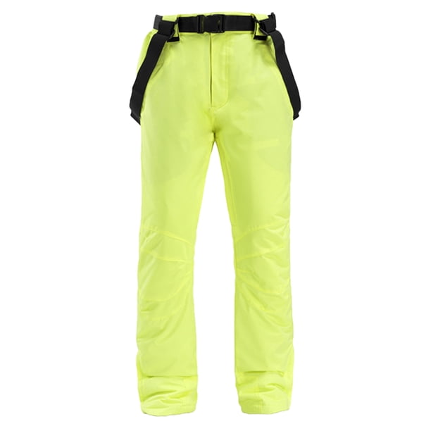 TFixol Pantalones de esquí de invierno impermeables pantalones de senderismo de nieve gruesos y cálidos invierno