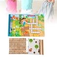 thumbnail image 1 of Juguete de crucigrama para para , regalos , de juguetes de aprendizaje Montessori, de cartas en inglés con Hugo Crucigrama, 1 of 10
