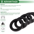 thumbnail image 4 of Anillo de sello de aceite universal Unique Bargains TG4 Lip Seal 45x65x8mm Caucho NBR negro de alta presión 5 Pcs, 4 of 7