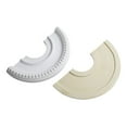thumbnail image 3 of 1pc Round Split Medallion PU Decorative Ceiling Fan Light Fixtures Covers Plate Ceiling Medallion Hardware Accessories, 3 of 8