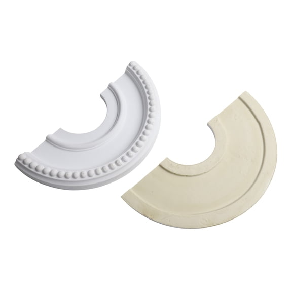 Goodhd Round Split Medallion Pu Decorative Ceiling Fan Light Fixtures Covers Plate