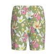 thumbnail image 2 of Lsque Flowers And Buds Mens Sleep Pajama Shorts,Short Pajama Pants, Cotton Ultra-Soft Knit-Medium, 2 of 9