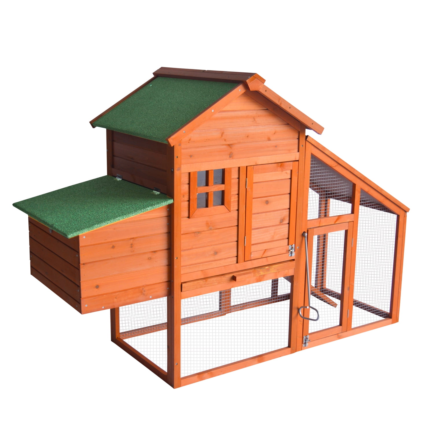 Kindor chicken coop rabbit hutch, Large Running Area wooden Hen House