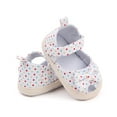 thumbnail image 5 of JDEFEG Girls Shoes Summer Baby Walking Shoes Soft Sole Non Slip Breathable Baby Shoes Comfortable Toddler Shoes Fish Mouth Baby Toddler Sandals White Size 5, 5 of 5
