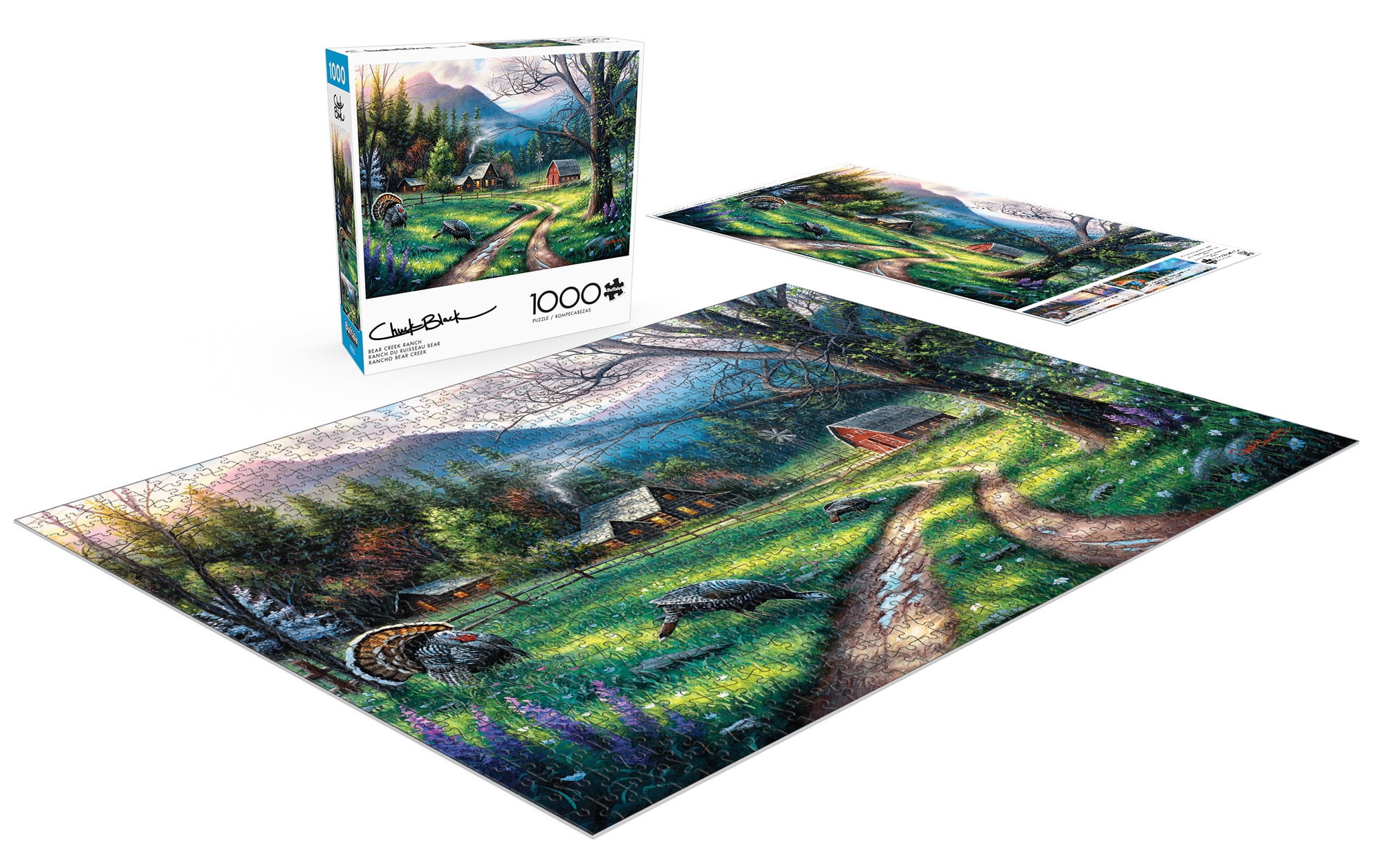Buffalo Games 1000-Piece Bear Creek Ranch Interlocking Jigsaw Puzzle for Adults Ages 14+