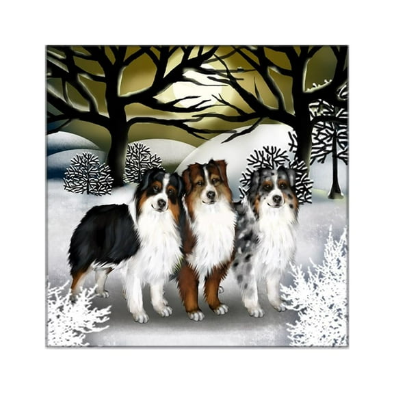CafePress - FS ASDOGS Square Sticker 3 X 3 - Square Sticker 3" x 3"