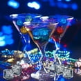 thumbnail image 5 of Cubitos de hielo luminosos, paquete de 12 cubitos de hielo LED multicolores, cubitos de hielo luminosos y parpadeantes reutilizables para fiestas en bares y discotecas., 5 of 5