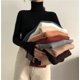 thumbnail image 2 of Suéteres de cuello alto para mujer, suéter ajustado coreano para otoño e invierno, Tops básicos para mujer, suéter de punto suave informal, Jersey cálido suave Tan Jianjun  unisex, 2 of 2