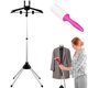 thumbnail image 1 of Soporte telescópico para vaporizador de ropa, altura ajustable, plegable, portátil, con alfombrilla antideslizante para planchado a vapor en casa., 1 of 8
