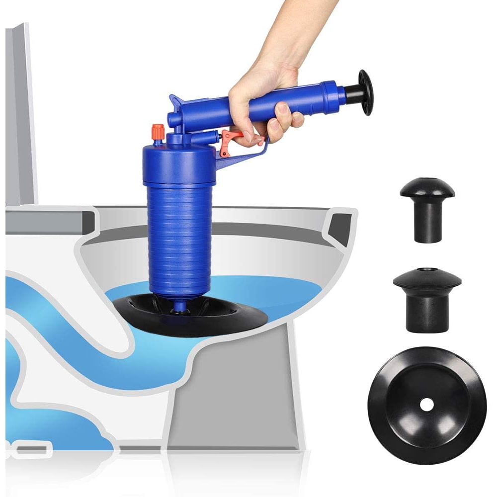 Drain Blaster Air Powered Drain Clog Remover High Pressure Plunger