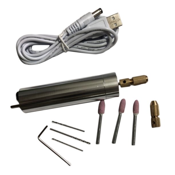 Eléctrico Herramientas Eléctricas Amodora Giratoria con Juego de Herramientas de Pulido 1 Macarena Mini Kit eléctrico de la amoladora