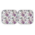 thumbnail image 5 of Lsque Fairy Flower 2 PCS Windshield Sun Shade | CarFoldable Window Covers | Car Accessories Reflect UV for Universal Cars SUV Truck | Large, 5 of 7