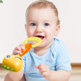 thumbnail image 7 of Baby Rattle Dinosaur Infant Shaker Toy for Newborns 0-12 Months Easy-Grip Grasping Sensory Toy, BPA Free ,Rattle Fine Motor Skill Developmental Baby Shower Gift Yellow, 7 of 7