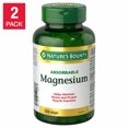 thumbnail image 1 of Nature's Bounty Magnesium 400mg, 2x125 Softgels, 1 of 2