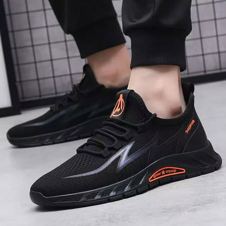 

NECHOLOGY Business Casual Shoes Men Size 16 New Mesh Men Canvas Trendy Shoes Casual Shoe Leather Shoes for Men Casual Comfort Orange 10