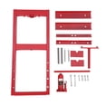 thumbnail image 7 of 6 T/20 T Hydraulic Shop Press, Hydraulic Press H-Frame Garage with Movable Plates, Shop Press Adjustable Working Table Height, for Car Repair and Garage, Red, 7 of 7