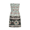 thumbnail image 6 of RYDCOT Strapless Sundresses for Women Casual Beach Cover Ups Tube Top Dresses Boho Floral Print Summer Dresses for Women 2024 Vacation Dresses Deals of the Day Clearance, 6 of 6