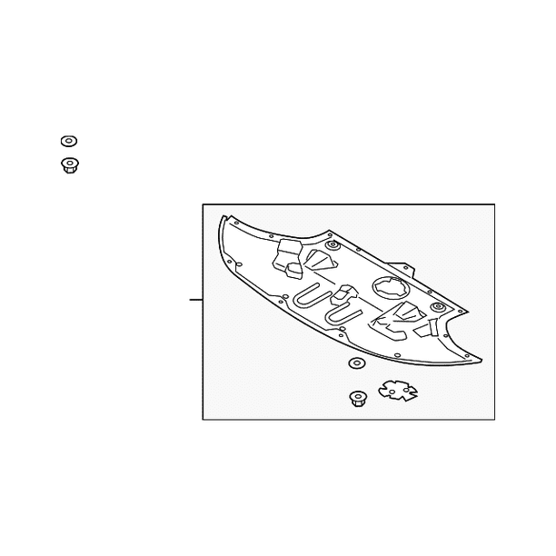 Genuine OE Kia Lower Deflector 29110J5100