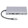 thumbnail image 2 of Adaptador de estación de acoplamiento 10 en 1 TypeC VGA RJ45 PD HUB, 2 of 8