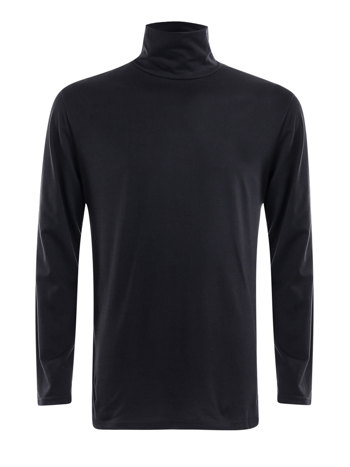 Men's Black Mock Turtlenecks