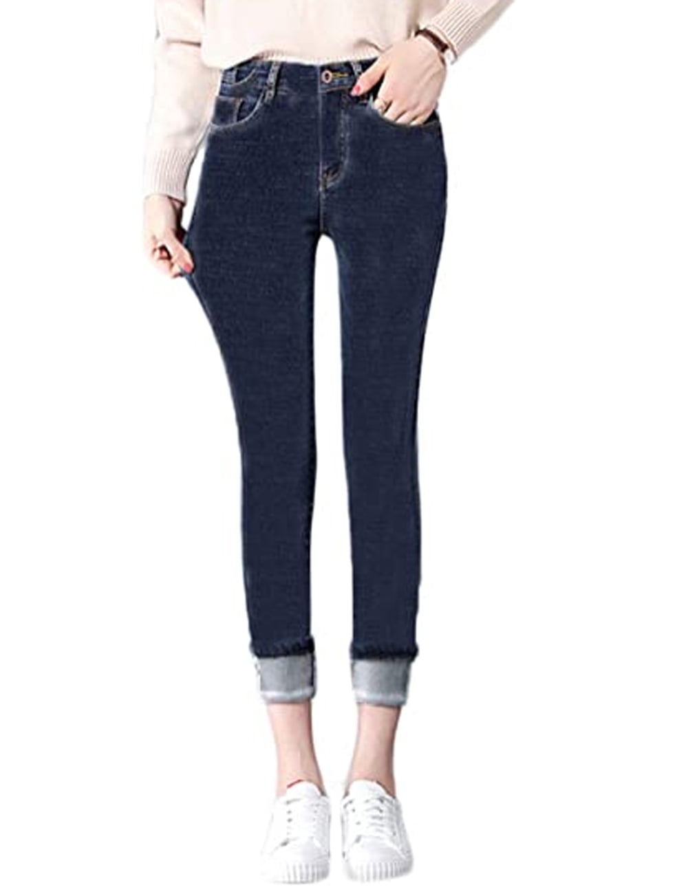 Womens Fleece Lined Jeans