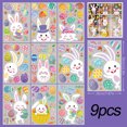 thumbnail image 2 of Adhesivos para ventanas con decoraciones de Pascua, decoración, huevos de Pascua, conejito, zanahoria, flores, suministros para fiestas, regalos, 2 of 7