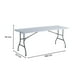 thumbnail image 2 of Mesa Plegable Blanca LOOMBER para Exterior 1.80 Metros Tipo Portafolio, 2 of 6