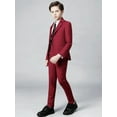 thumbnail image 5 of 4pcs Boys Formal Gentleman Outfits Long Sleeve Boys Clothing Set For Competition Wedding Banquet Dress, 5 of 5
