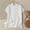 White, variant on Linen Shirt for Women Short Sleeve Casual Loose Button down T-Shirt Lapel Neck Summer Beach Tops,Green,L