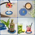 thumbnail image 4 of Moldes de resina para posavasos, irregulares para tapetes de tazas, herramientas para hacer posavasos Afortunado Sencillez, 4 of 4