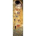 thumbnail image 2 of Klimt, Gustav 7x14 White Modern Wood Framed Museum Art Print Titled - The Kiss, 2 of 4