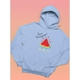 thumbnail image 3 of Buon Ferragosto Juicy Watermelon Hoodie Women -Image by Shutterstock, Female 5X-Large, 3 of 4