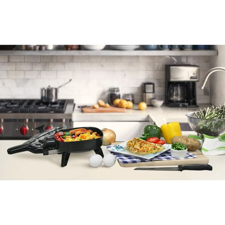 MyMini NMSKWM7GRY Electric Skillet, 7 inch, Gray