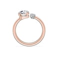 thumbnail image 2 of 2.20 Ct Round Cut Moissanite (D/VVS1) Sparkle Engagement Ring for Ladies Solid 14K Rose Gold Size 3.5 by Diamond-Capitals, 2 of 8