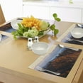 thumbnail image 4 of Ambesonne Nature Place Mats Set of 4, Sunrise Mountains, Standard Size, Multicolor, 4 of 6