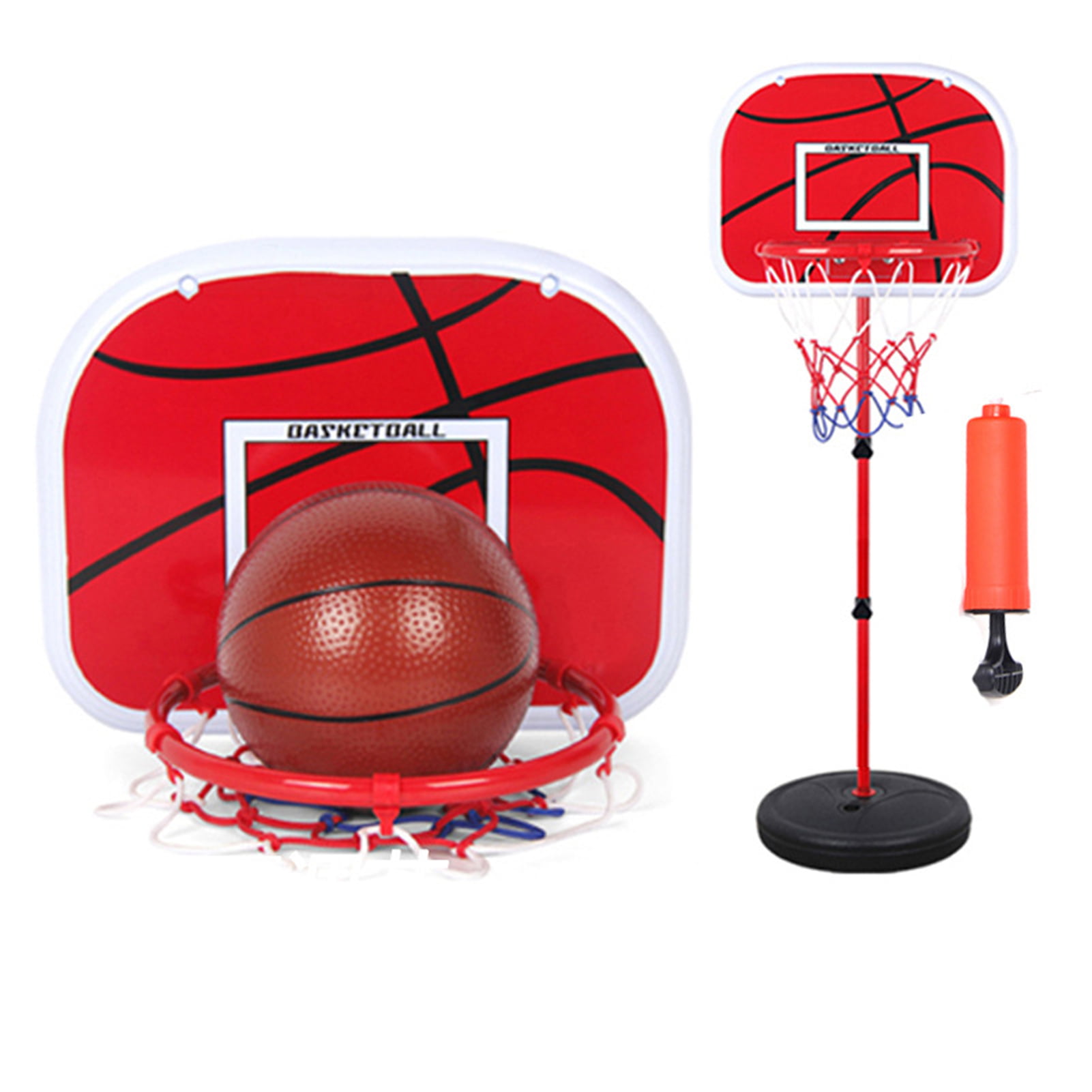 Basketball Hoop Outdoor,Adjustable Hight from 5-7 FT,Toys Gifts for Kids Boys Girls Teens 